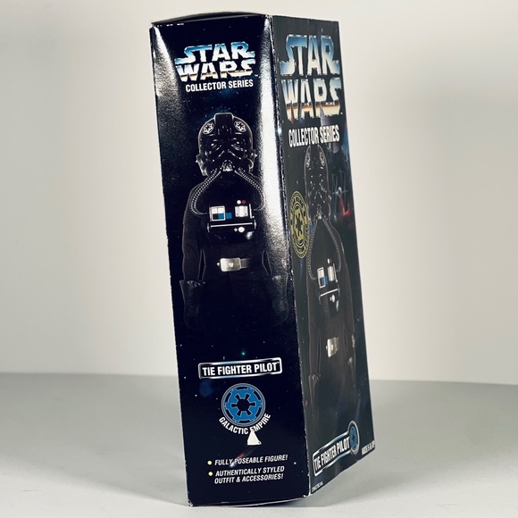 Star Wars 1997 TIE Fighter Pilot Collector Series 12" Figure Vintage NEW Empire - Picture 5 of 7